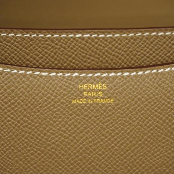 Hermes Shoulder Bag Constance 18 Epson Etoupe Gold Hardware Women's - Picture 5 of 11